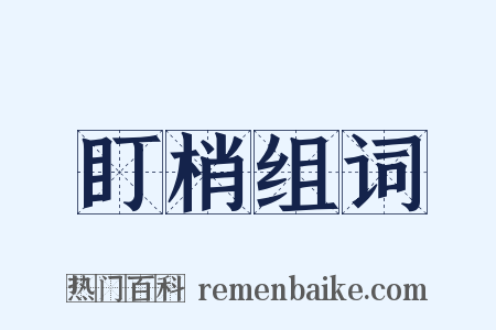 盯梢组词是什么意思的图片